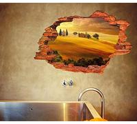 View of The Tuscan Fields A Beautiful Landscape Removable Wall Stickers Decal Kids Home Decor Baby Room Boys Girls Nursery