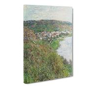View Of Vetheuil Vol.1 By Claude Monet Canvas Print | Gallery Wrapped 30mm Frame Wall Art | 30x20 inches | Ready to Hang | Impressionist Picture | Living Room Bedroom Lounge Office
