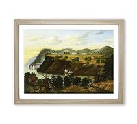 View Of West Point By Thomas Chambers Classic Painting Framed Print | A3 Oak Framed Wall Art | Ready to Hang | Classic Historical Picture | Living Room Bedroom Lounge Office
