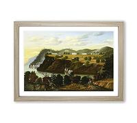 View of West Point by Thomas Chambers Framed Print | A2 Oak Framed Wall Art | Ready to Hang | Modern Nature Picture | Living Room Bedroom Lounge Office