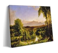 View on The Catskill-Early Autumn By Thomas Cole Giclee Paper Poster Bright Clear Reproduction Cool Artworks Painting Wall Art Canvas Prints Hanging Picture Home Decors Gift Idea Frame 20x30inch(50x75