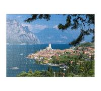 View To Malcesine On Lake Garda With The Scaliger Castle (14/15 C.) - Premium 500 pieces Puzzle - MyPuzzle special collection from Puzzle Galaxy