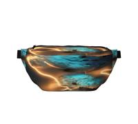 View Under The Moon Crossbody Waist Bag.Large Capacity, Waterproof And Dustproof, Secure Zipper, Suitable For Travel And Outdoor Activities.