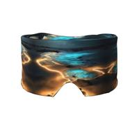 View Under the Moon Double-Sided Printed Eye mask, Soft and Light-Blocking, Suitable for Travel and Home