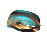 View Under The Moon Fashion Sports Decoration Sweatband for Stretchable, Breathable, Soft,