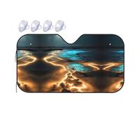 View Under The Moon It is a car Windshield Sun Visor, which Does not take up Too Much Space and Protects The Environment Inside The car.