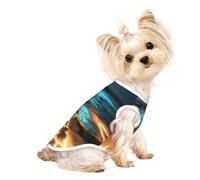 View under the moon Pet Breathable Sleeveless T-shirt M for Small Dogs and Cats Soft, Lightweight, Stylish