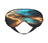 View Under The Moon Soft Eye Mask. Unisex, Comfortable and Breathable, Suitable for Daily Rest. Helps You Quickly Enter Deep Sleep.