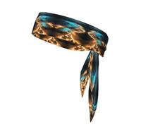 View Under The Moon Sports Headscarf, Men and Ladies Dress Headwear, Fitness, Running, Yoga, Sweat -Absorbing Headband