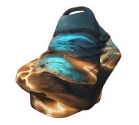 View under The moon Versatile full-print Stroller Chair Cover/Nursing Cover, specially designed for your baby