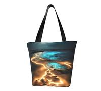 View under the moon Women's shoulder handbag, crossbody shoulder bag, weekend travel shopping shoulder bag