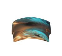 View Under The Moonsunhat, Adjustable Hollow Cap, Breathable, Uv Protection, &Suitable for Men and Women. Black