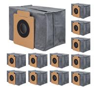VIEWALL 12 Pack Dust Bags Compatible with Eufy X10 Pro Omni / X8 Pro Robot Vacuum Self-Empty Station, 4-Layer Replacement Disposable Bags