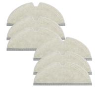 VIEWALL 6 Pack Mop Pads for Roborock Q5 Pro, Q5 Pro+, Q8 Max, Q8 Max+, S5, S5 Max, S4, S50, S51, S55, S6, S6 Pure, S6 MaxV, Q7, Q7 Max Robot Vacuum Cleaner,Soft,Washable and Reusable Replacement Mop