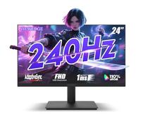 Viewedge 23.8 Inch Gaming Monitor 240Hz 1ms, 1080p IPS 110% sRGB with HDR 10, DP HDMI, Built-in Speaker, Support FreeSync and Wall Mounting Screen 23.8 Inch Monitor