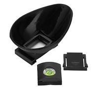 Viewfinder Eyecup Protector - Cat Ear Clear Sight, Resistant Cold Shoe Cover, Built - in Spirit Level for DSLR Cameras