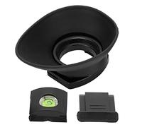 Viewfinder Eyepiece Eyecup Set - Cat Ear Shape for Clearer Viewing, Hot Shoe Level for Accurate Framing, Protective Hot Shoe Cover, Compatible with D700 D800 D4 D3 Series C