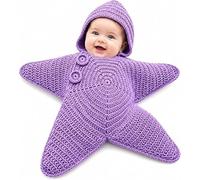 VIEWLEAF Baby Starfish Outfit, Hand Crocheted for Everyday & Photo Shoots | For babies from 1-12 months, special star shape with loving crochet structure for everyday life and beautiful moments