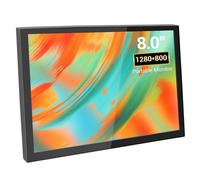 VIEWMEI 8 Inch Mini Monitor, Small HDMI Screen Display,1280 * 800 Resolution Portable Monitor for PC Laptop Compatible with Raspberry Pi Game Consoles