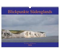 Viewpoints South of England UK-Version (Wall Calendar 2026 DIN A3 Landscape), CALVENDO 12 Month Wall Calendar