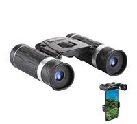 ViewPro Field Zoom - Small Waterproof Binoculars, Compact Folding Scope | Long Distance Travel Binoculars For Wildlife Stargazing Football Bird Watching, Lightweight Shockproof Hunting Gear