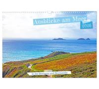 Views by the sea in Brittany and Normandy UK-Version (Wall Calendar 2026 DIN A3 Landscape), CALVENDO 12 Month Wall Calendar