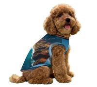 Views Napali Coast Kauai Island Dog Shirt Sleeveless Tshirt Pet Vest L