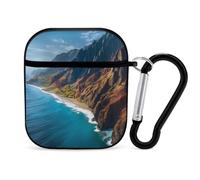 Views Napali Coast Kauai Island Hawaii Bluetooth Headset Cover Earbud Case Earphone Protective Case Compatible with Airpods 1/2