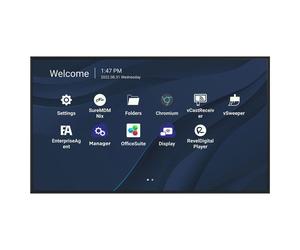 ViewSonic CDE8630 86" efficient presentation display with wireless transmission & 24/7 continuous operation