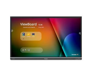 ViewSonic IFP8651 86 Inch 4K ViewBoard Interactive Smart Board with Built-in Educational Software, Android 14, Google EDLA, 50 Points, Built-in Microphone, HDMI, VGA, USB Hub and USB C Inputs