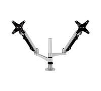 ViewSonic LCD-DMA-002 Spring-Loaded Monitor Desk Mounting Arm for 2 Monitors up to 27 Inches Each, VESA Compatible, Full Ergonomic Adjustability, 2-in-1 Mounting Base, and Built-in Cable Management