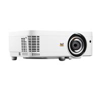 ViewSonic LS550WH, 3,000 LED Lumens WXGA LED Business/Education Short Throw Projector with 30,000 hours lifespan, 360 degree projection, Horizontal and Vertical Keystone
