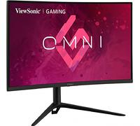 ViewSonic OMNI VX2718-PC-MHDJ 27-inch 1080p 165Hz Curved Gaming Monitor, with 1ms Response Time, Adaptive Sync, 1500R Curve, Integrated Speakers, Height Adjustable Stand