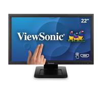 ViewSonic TD2211 22" 1080P Resistive Single Point Touchscreen Monitor with VGA, HDMI, DVI and USB Hub