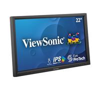 ViewSonic TD2223 24-inch 1080p HD IPS 10-Point Touch Monitor with Scratch-Resistant Screen, Stylus Compatible, Dual Integrated Speakers, HDMI, VGA, DVI, Adjustable Tilt, Black