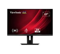 ViewSonic VG2748A-2K 27 Inch IPS QHD Ergonomic Monitor with Ambient Light Sensor, Auto Screen Dimmer, Screen Privacy Alert, USB Hub, DisplayPort, HDMI, and VGA for Home and Office