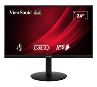 ViewSonic VG2409U-2 24" FHD Frameless IPS Monitor with 2 HDMI, DisplayPort in, DisplayPort out, USB type C, RJ45 Ethernet, USB, Daisy Chain, Full Ergonomic Stand