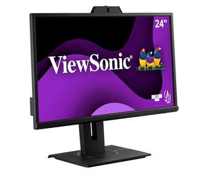 ViewSonic VG2440V 24-inch IPS Full HD Video Conferencing Monitor with 1080p FHD Webcam, Microphone, Dual Integrated Speakers, Ergonomics, HDMI, DisplayPort, VGA