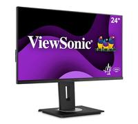 ViewSonic VG2456 24-inch 1080p HD Docking Monitor featuring USB Type-C, Ethernet, Dual Integrated Speakers, Ergonomics, 3x USB-A, DisplayPort and HDMI