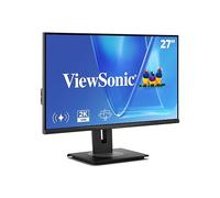 ViewSonic VG2748A-2K 27 Inch IPS QHD Ergonomic Monitor with Ambient Light Sensor, Auto Screen Dimmer, Screen Privacy Alert, USB Hub, DisplayPort, HDMI, and VGA for Home and Office