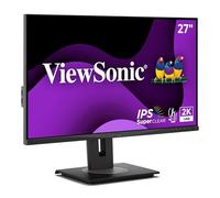 ViewSonic VG2748A-2K 27 Inch IPS QHD Ergonomic Monitor with Ambient Light Sensor, Auto Screen Dimmer, Screen Privacy Alert, USB Hub, DisplayPort, HDMI, and VGA for Home and Office