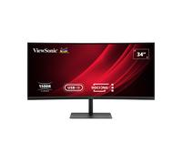ViewSonic VG3419C-2 34" UWQHD Curved Docking Monitor with KVM Switch