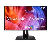 ViewSonic VP2768-4K 27-Inch 4K Ultra HD Professional Monitor with 100% sRGB, Delta E<2, Hardware Colour Calibration, 2x HDMI, DisplayPort, Mini DisplayPort for Graphic Design, Photo & Video Editing, Black