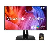 ViewSonic VP2768a 27-inch 2K QHD Professional Monitor with 100% sRGB, Pantone Validated, Colour Blindness Mode, USB Type-C, HDMI, DisplayPort, Ethernet, for Graphic Design, Photography & Video Editing