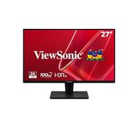 ViewSonic VS2725-2K 27-inch Monitor, 2K QHD 2560 x 1440, 100Hz Variable Refresh Rate, 1ms MPRT, VA, Dual 2W Speakers, Frameless, HDR10, 2 x HDMI, DP, 2-Year Warranty