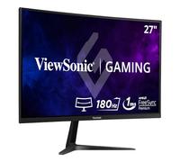 ViewSonic VX2718-2KPC-MHD 27 inch Curved Gaming Monitor, 2K QHD (2560 x 1440), 165Hz, 1ms, Dual Integrated Speakers, Adaptive Sync, DisplayPort, 2x HDMI, Flicker Free, Low Blue Light Filter