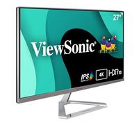 ViewSonic VX2776-4K-MHDU 27 Inch 4K IPS Monitor with Ultra HD Resolution, 65W USB C, HDR10 Content Support, Thin Bezels, HDMI and DisplayPort, Black