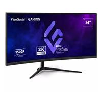 Viewsonic VX3418C-2K 34" Curved Ultrawide QHD 180Hz 1ms Freesync Premium Height Adjustable Gaming Monitor
