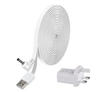 VIEWZONE Power Charger Adapter Compatible with Stick Up Cam Battery and Spotlight Cam Battery, 9m Power Charge Cable to Power Security Camera Continuously, 1-Pack