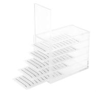 VIFERR 5 Layers Eyelash Extension Storage Box Makeup Organizer Holders False Eyelash Display Storage Container Lash Extension Organiser Glue Pallet Holder for Grafting Lash Extension